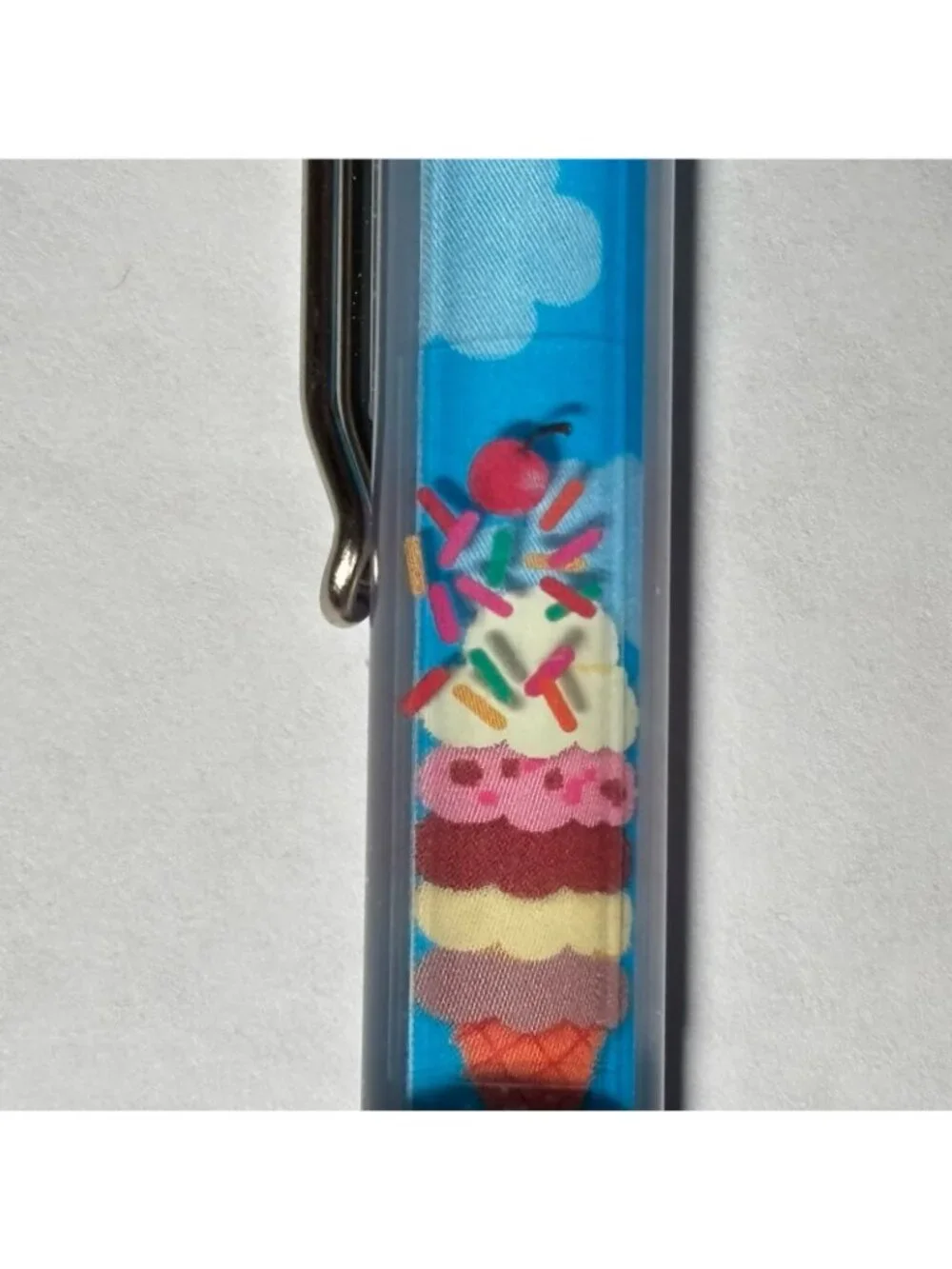 Ben & Jerry's Ice Cream Cone Floaty Pen Souvenir Advertising Promo Sprinkles